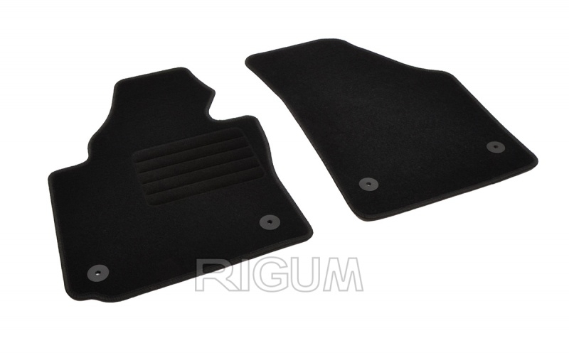 The textile carpets fit to VW Caddy 2m 2005-2021