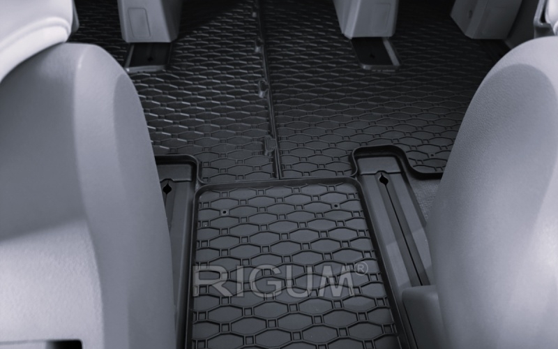 Резиновые коврики подходят для автомобилей HYUNDAI Staria 2-ой ряд+2-ой ряд 7 сидений 2022-