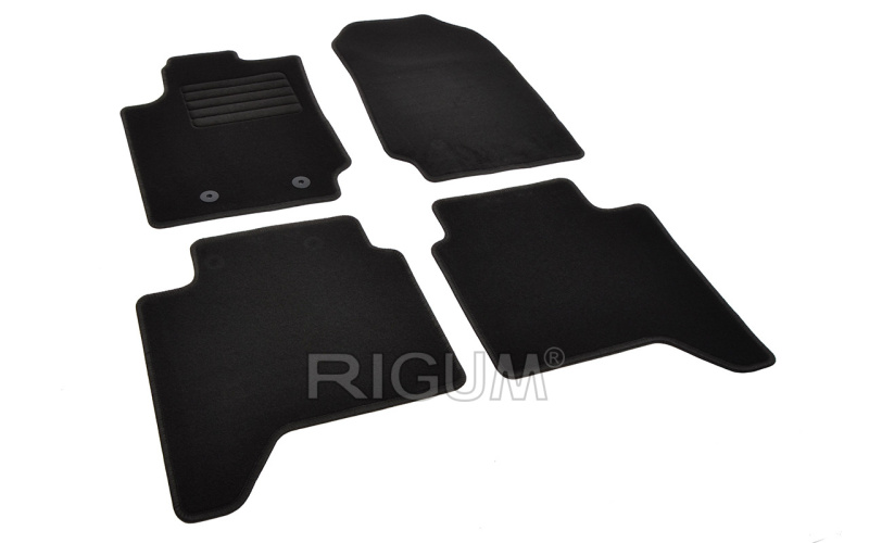 The textile carpets fit to Ford Ranger 2012-2016