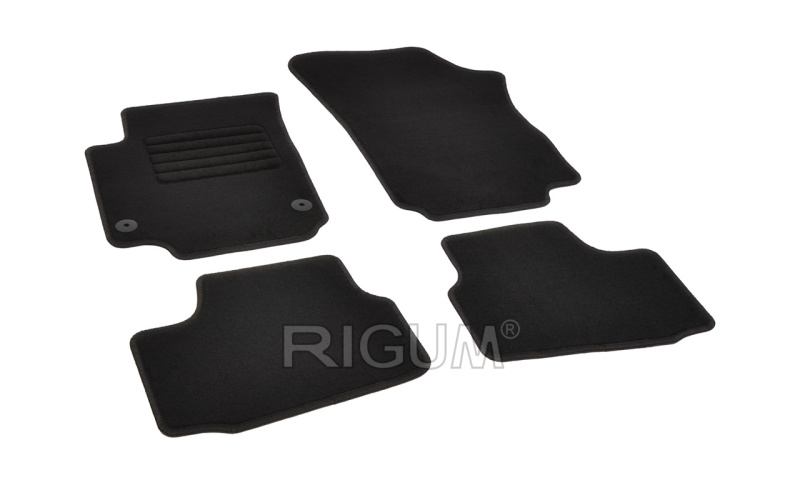 The textile carpets fit to VW Up 2012-