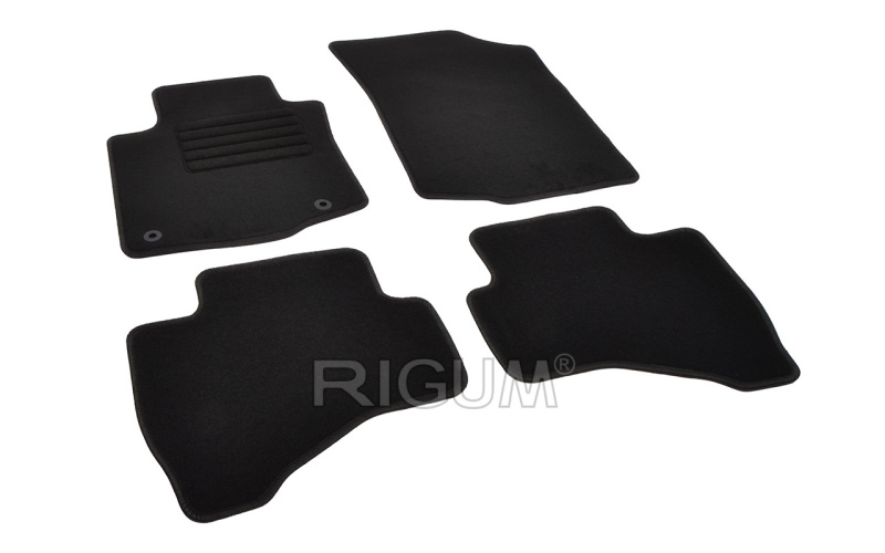 The textile carpets fit to Toyota Aygo 2011-2014