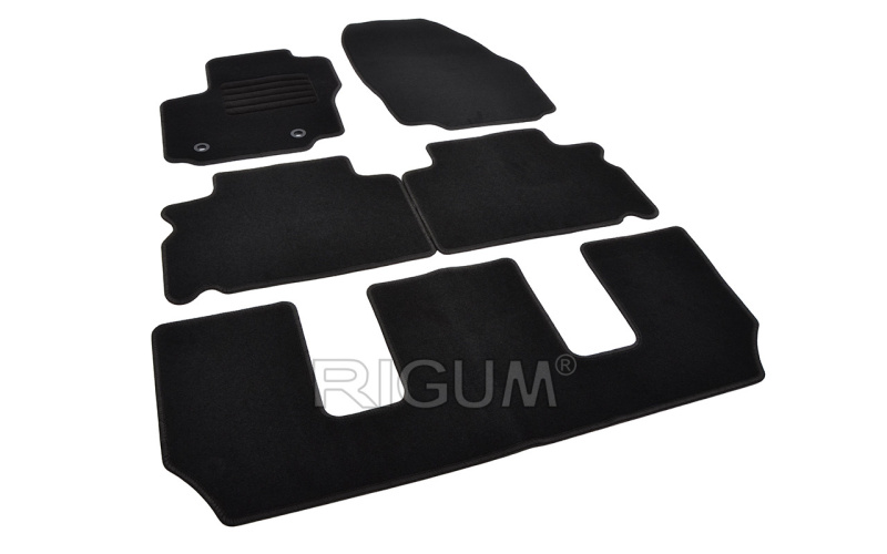 The textile carpets fit to Ford S-Max 2006-2012 7m