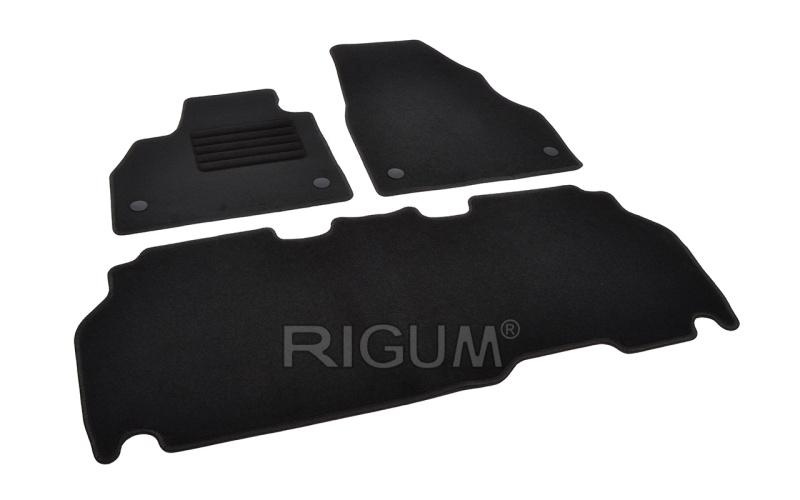 The textile carpets fit to Renault Kangoo 2008-2014