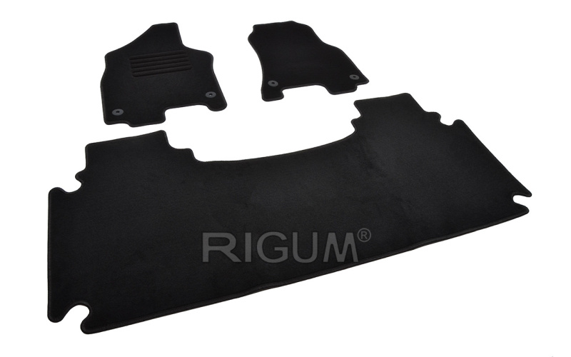 The textile carpets fit to Dodge Ram 1500 2021-
