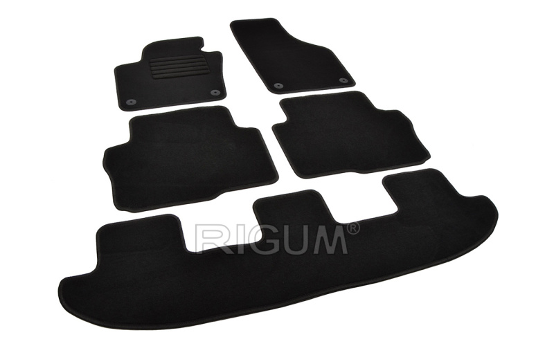 The textile carpets fit to VW Sharan 2010- 7m
