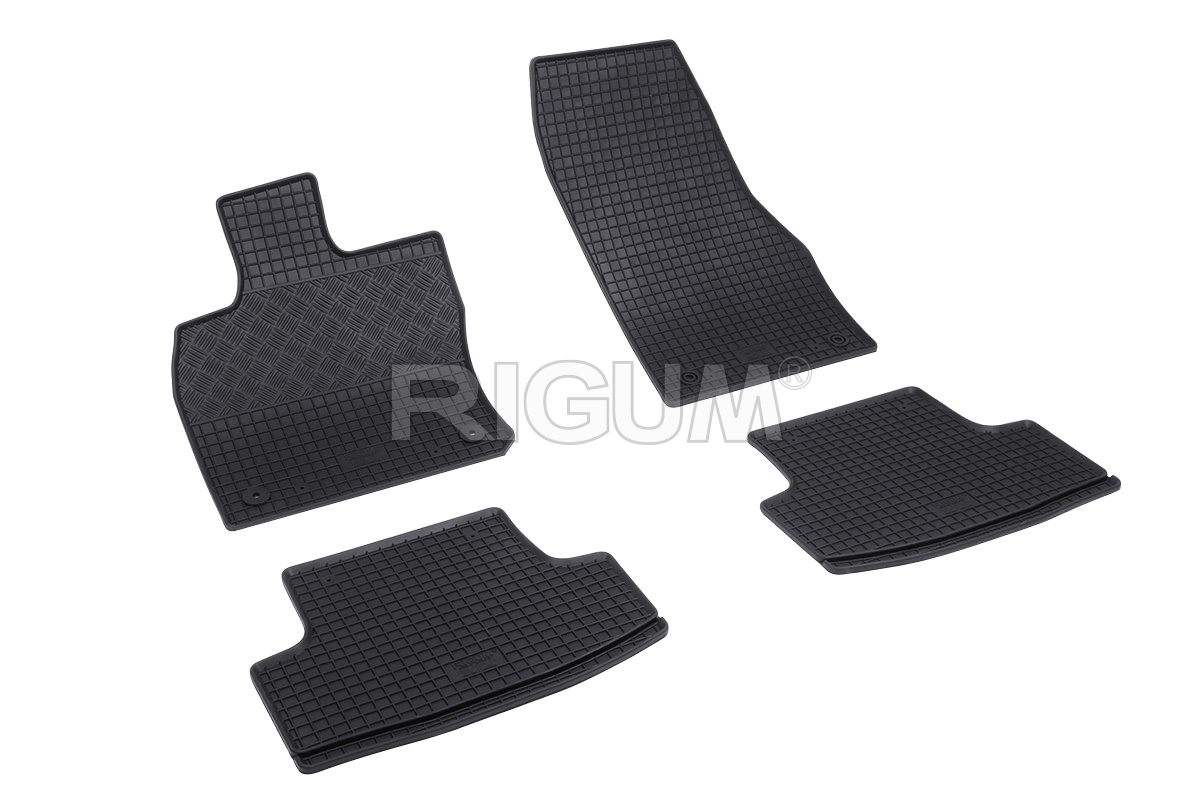 Fußmatten aus Gummi für Kabinen - Gummimatten passend für VW T-Roc 2017