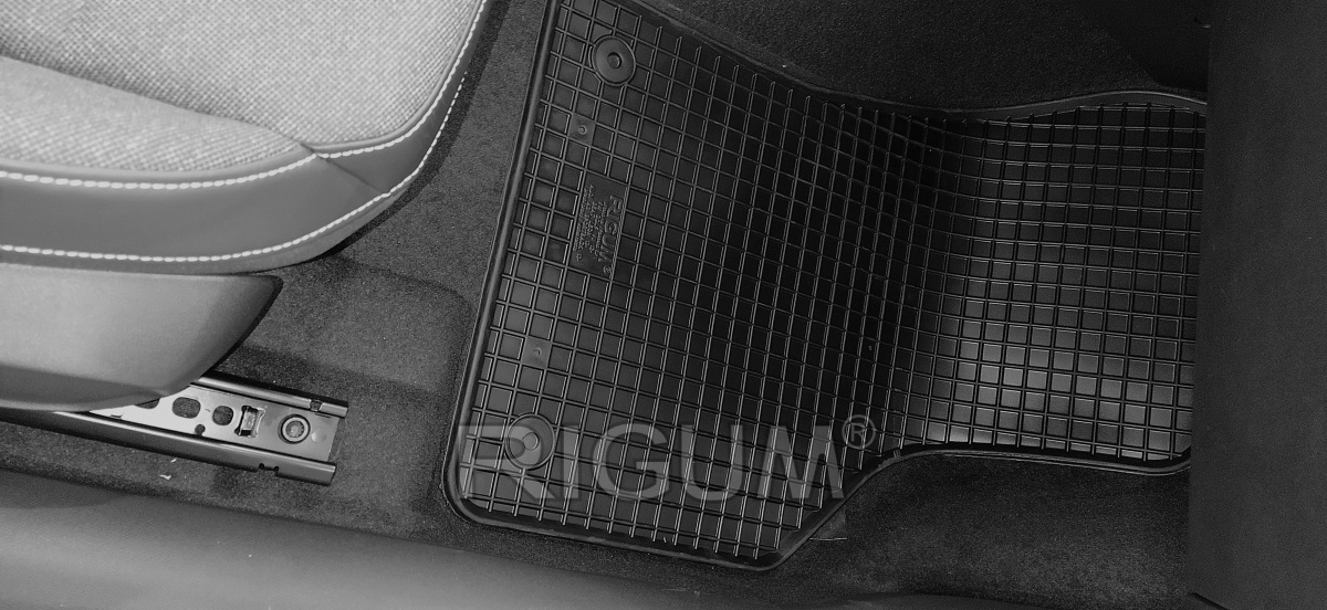 2021- - Rubber | Variant VIII RIGUM Rubber mats for suitable interior Golf mats VW